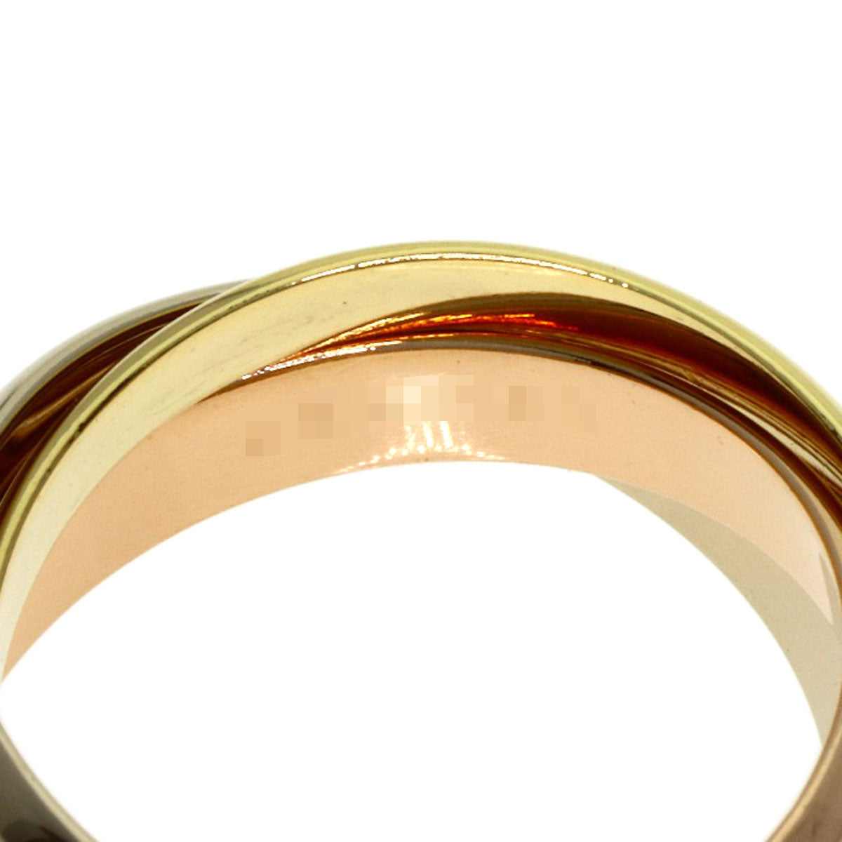 CARTIER Trinity #51 Ring K18 Yellow Gold K18 White GoldLadies [Used]