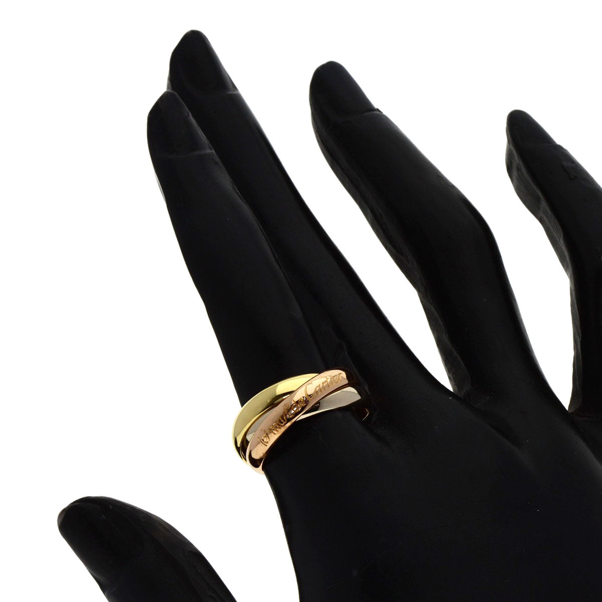 CARTIER Trinity #51 Ring K18 Yellow Gold K18 White GoldLadies [Used]