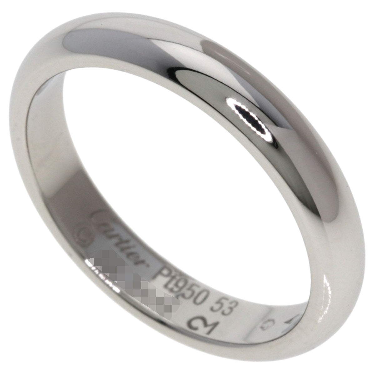 CARTIER Wedding #53 Ring Platinum PT950 Ladies [Used]