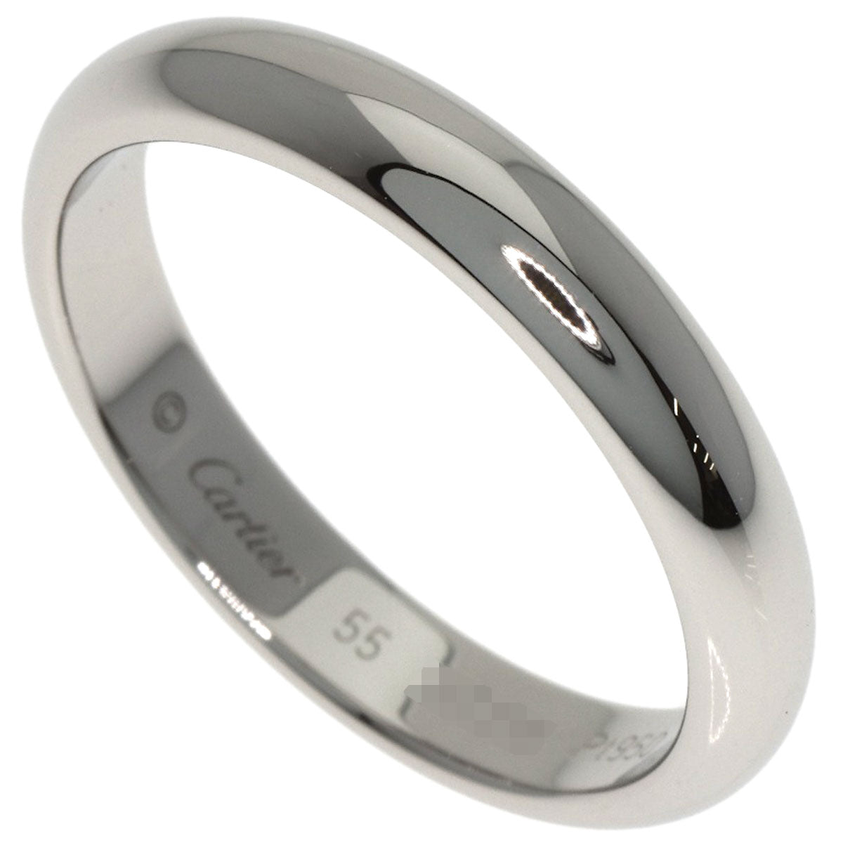 CARTIER Wedding #55 Ring Platinum PT950 Ladies [Used]