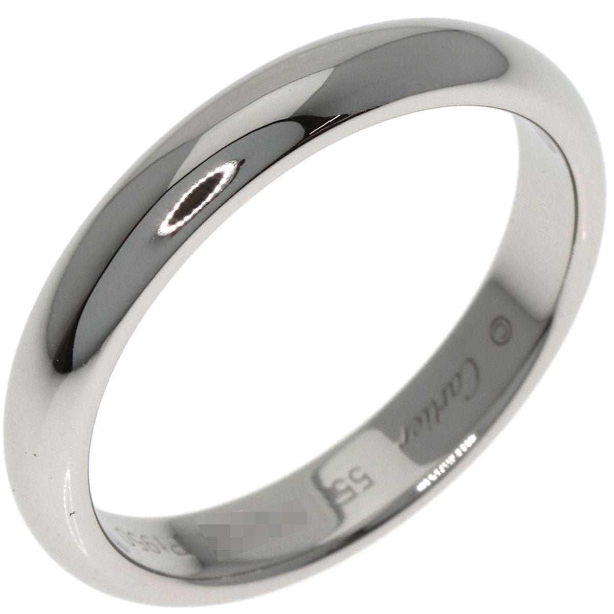 CARTIER Wedding #55 Ring Platinum PT950 Ladies [Used]