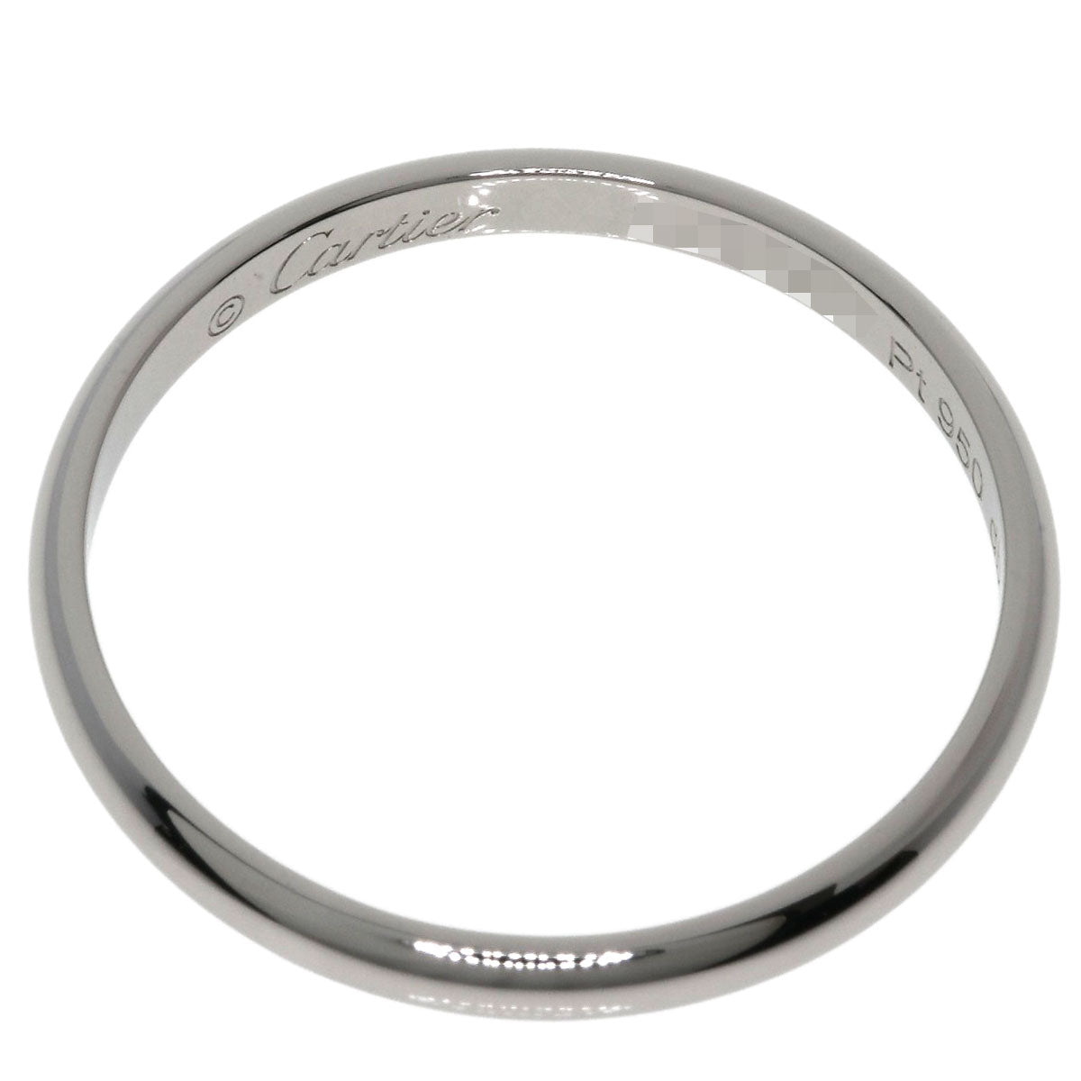 CARTIER Wedding #62 Ring Platinum PT950 Ladies [Used]