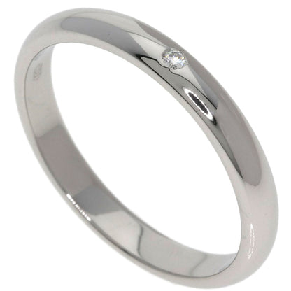 CARTIER Wedding 1P Diamond #50 Ring Platinum PT950 Ladies [Used]