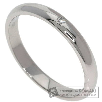 CARTIER Wedding 1P Diamond #50 Ring Platinum PT950 Ladies [Used]