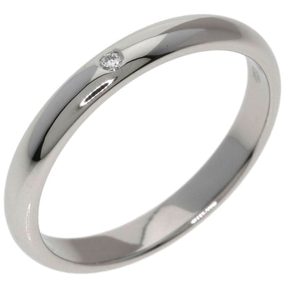 CARTIER Wedding 1P Diamond #50 Ring Platinum PT950 Ladies [Used]