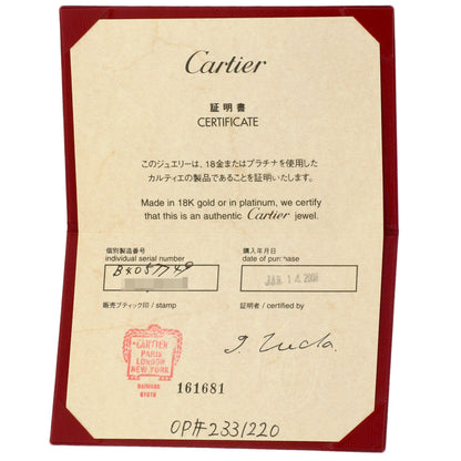 CARTIER Wedding 1P Diamond #50 Ring Platinum PT950 Ladies [Used]