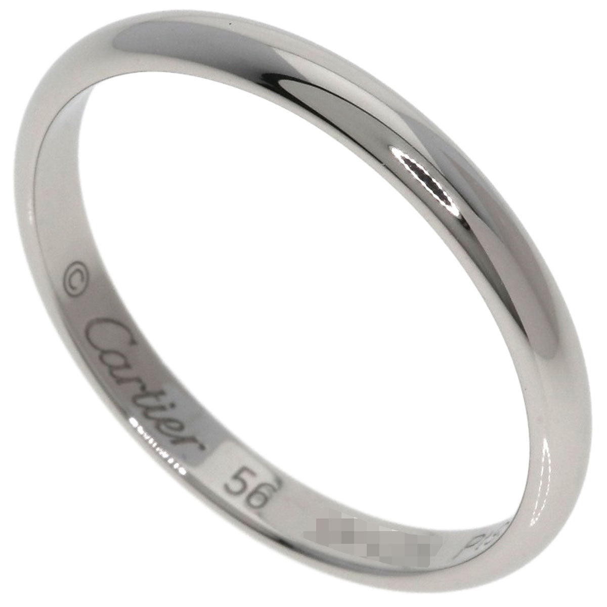 CARTIER Wedding #56 Ring Platinum PT950 Ladies [Used]