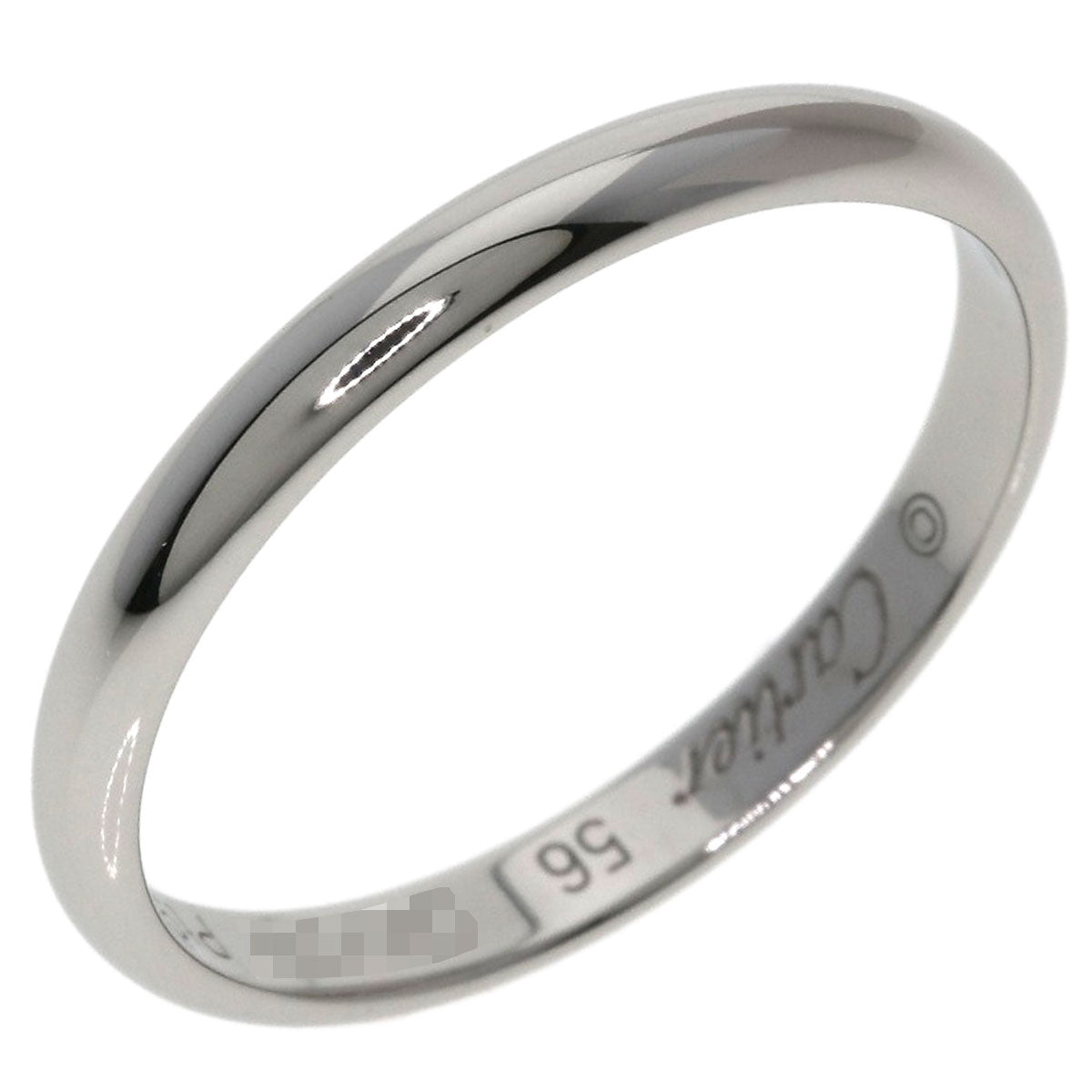CARTIER Wedding #56 Ring Platinum PT950 Ladies [Used]