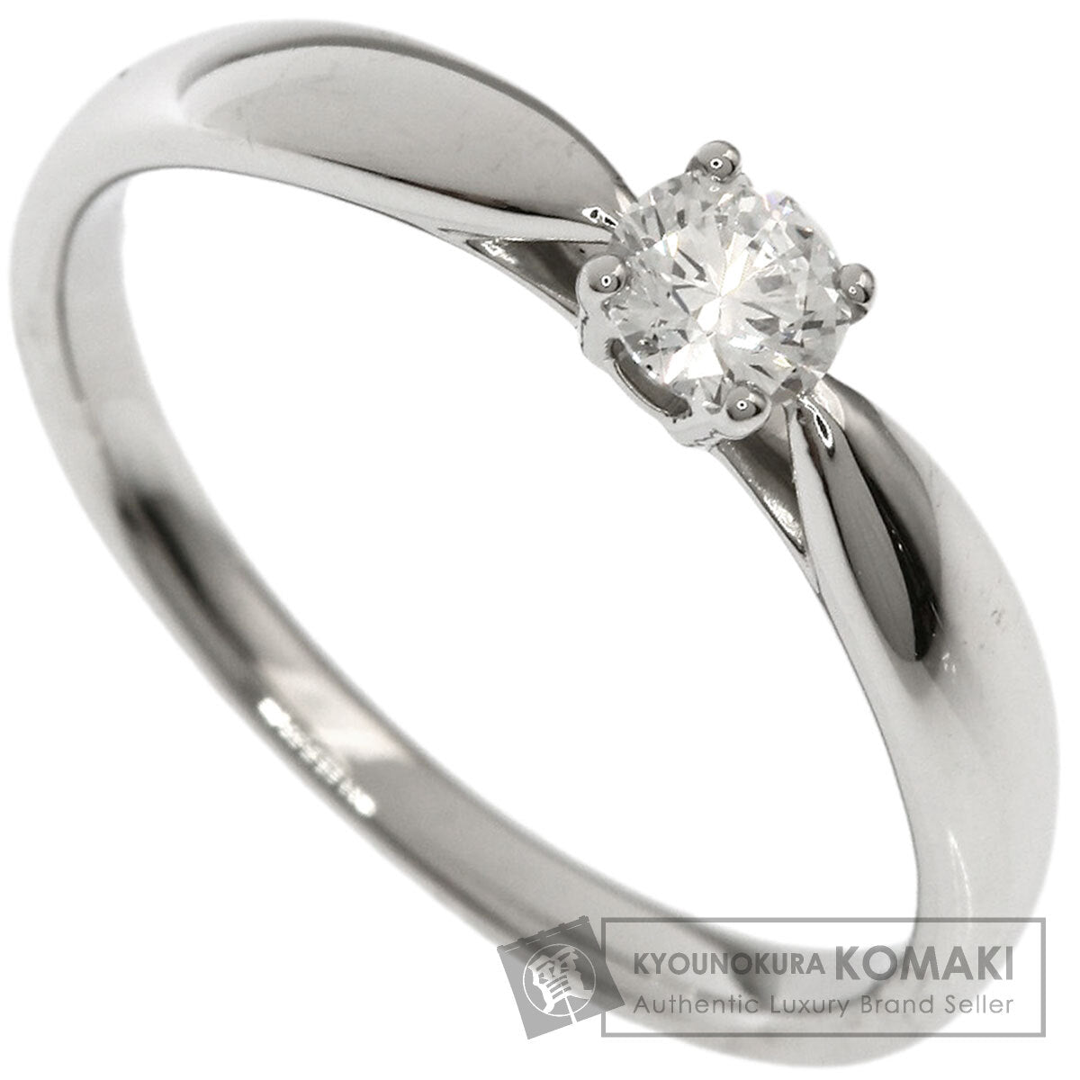 TIFFANY&Co. Harmony 1P Diamond Ring Platinum PT950 Ladies [Used]