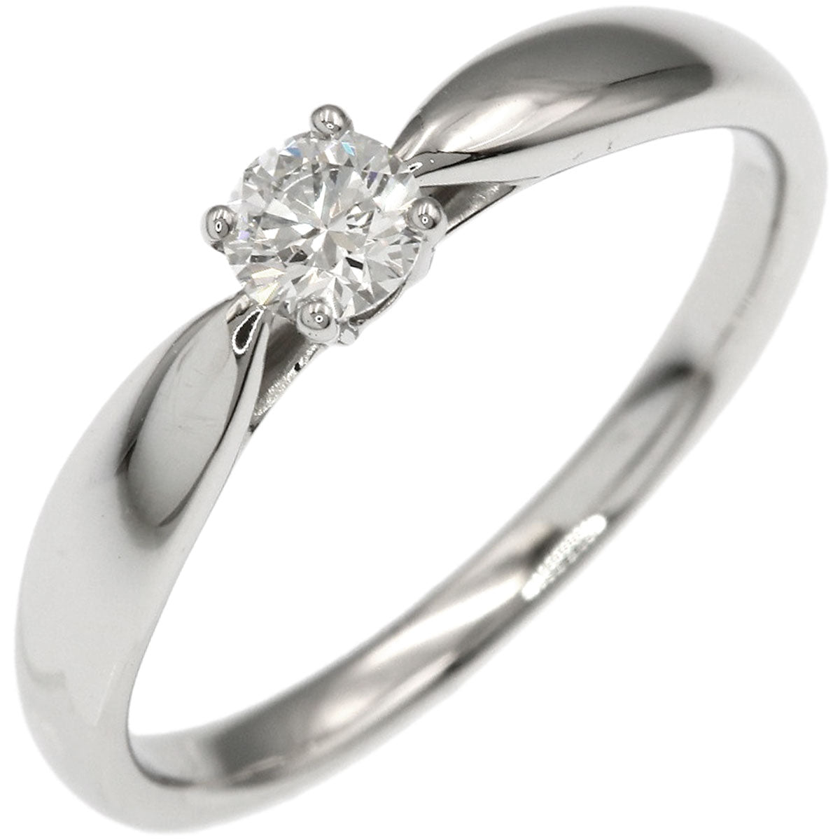 TIFFANY&Co. Harmony 1P Diamond Ring Platinum PT950 Ladies [Used]