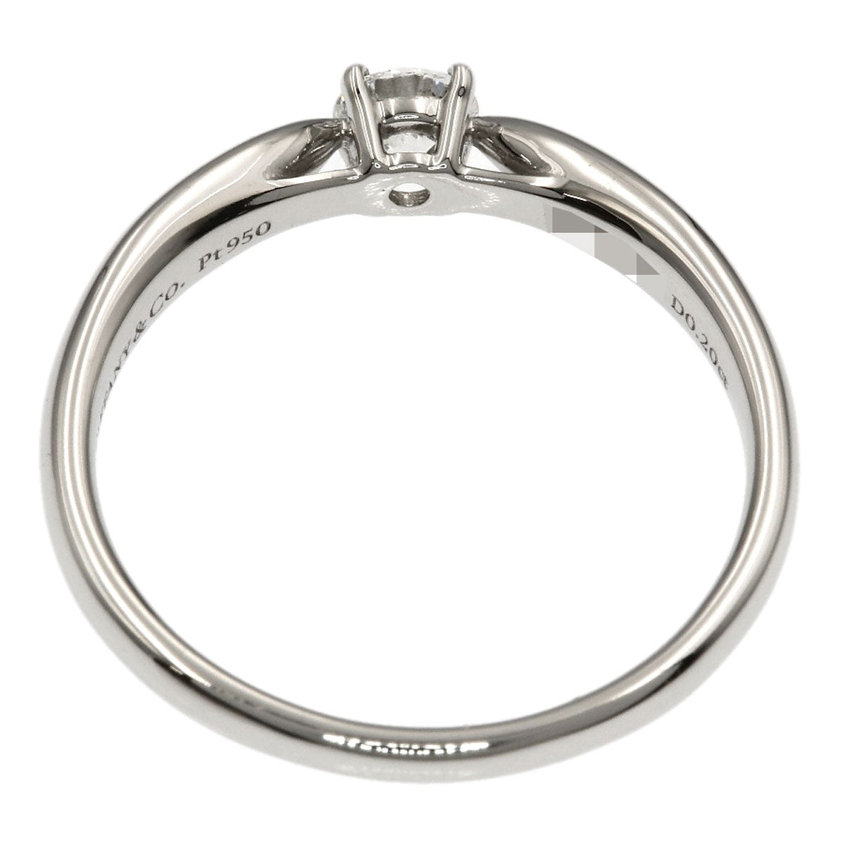 TIFFANY&Co. Harmony 1P Diamond Ring Platinum PT950 Ladies [Used]