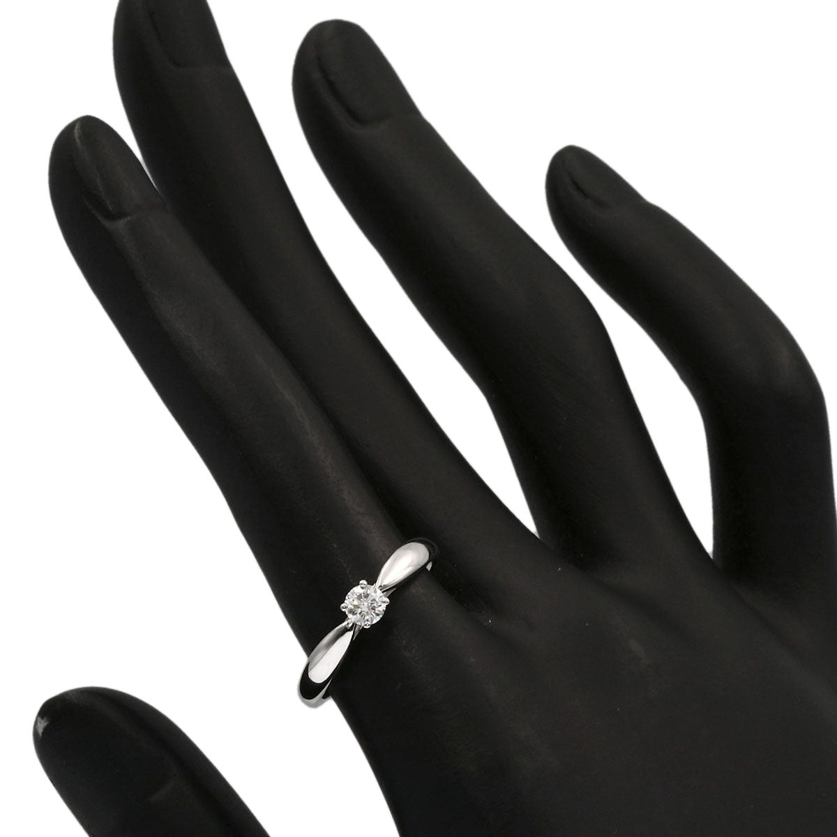 TIFFANY&Co. Harmony 1P Diamond Ring Platinum PT950 Ladies [Used]