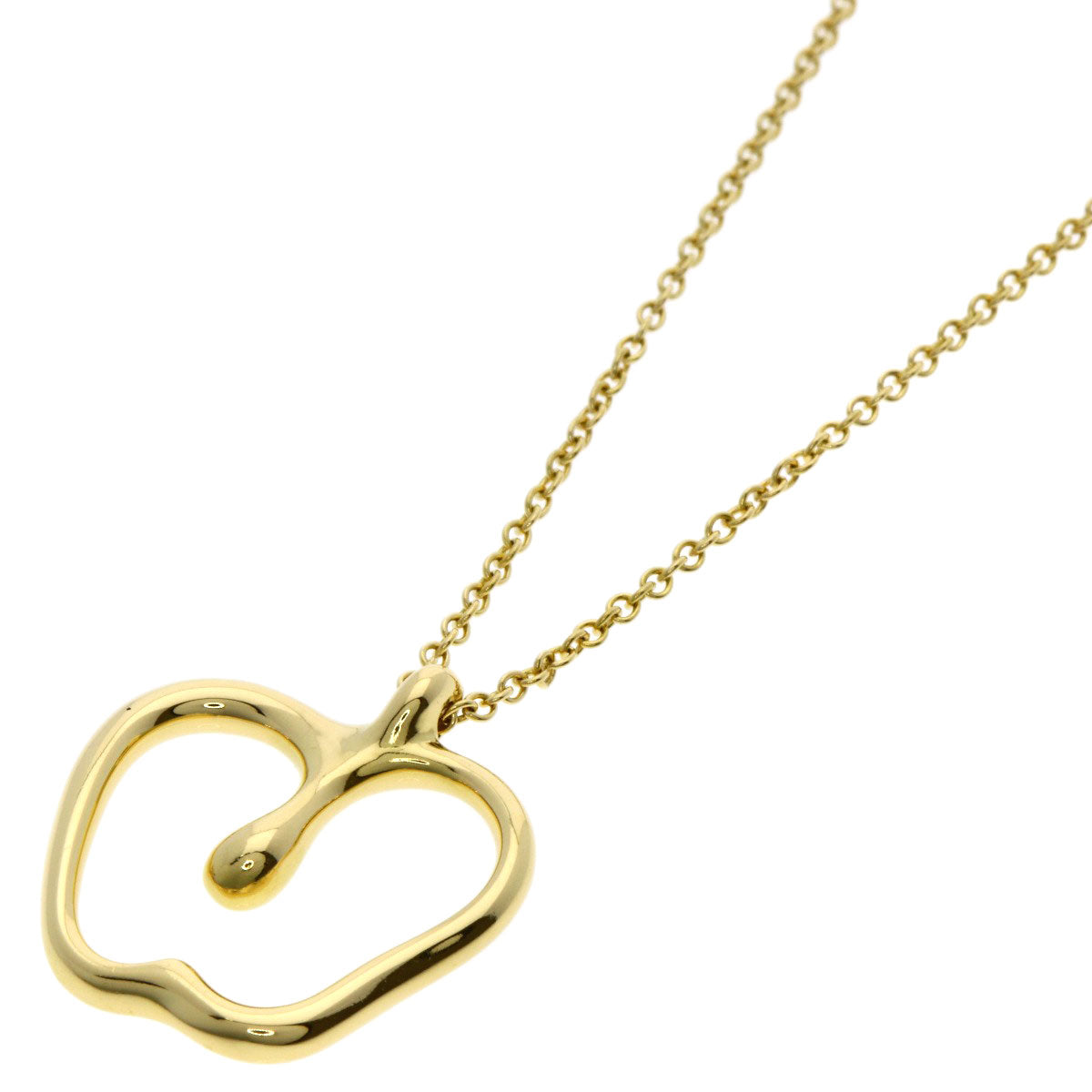 TIFFANY&Co. Apple Necklace K18 Yellow Gold Ladies [Used]
