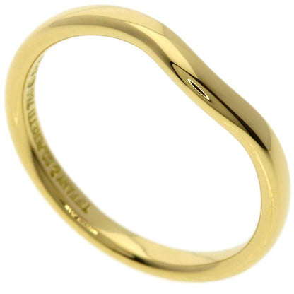 TIFFANY&Co. Curved band Ring K18 Yellow Gold Ladies [Used]