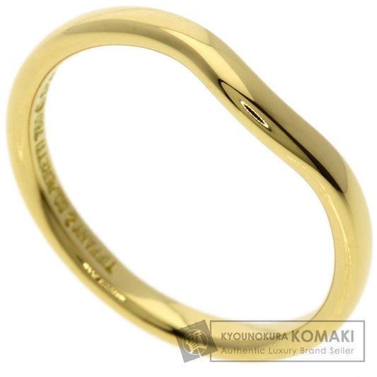 TIFFANY&Co. Curved band Ring K18 Yellow Gold Ladies [Used]