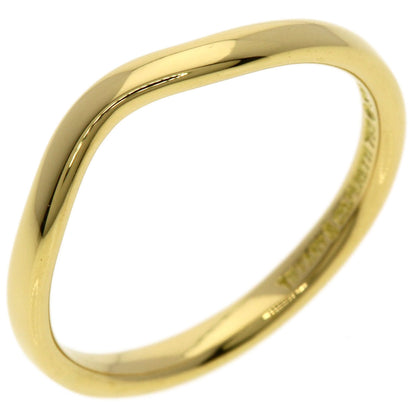 TIFFANY&Co. Curved band Ring K18 Yellow Gold Ladies [Used]
