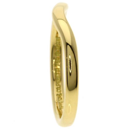 TIFFANY&Co. Curved band Ring K18 Yellow Gold Ladies [Used]