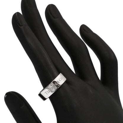 TIFFANY&Co. Flat band Ring Platinum PT950 Ladies [Used]