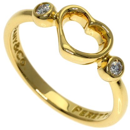 TIFFANY&Co. Open heart Ring K18 Yellow Gold Ladies [Used]