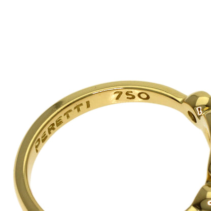 TIFFANY&Co. Open heart Ring K18 Yellow Gold Ladies [Used]