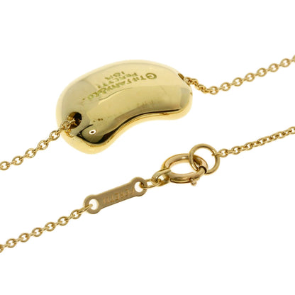 TIFFANY&Co. Bean Necklace K18 Yellow Gold Ladies [Used]