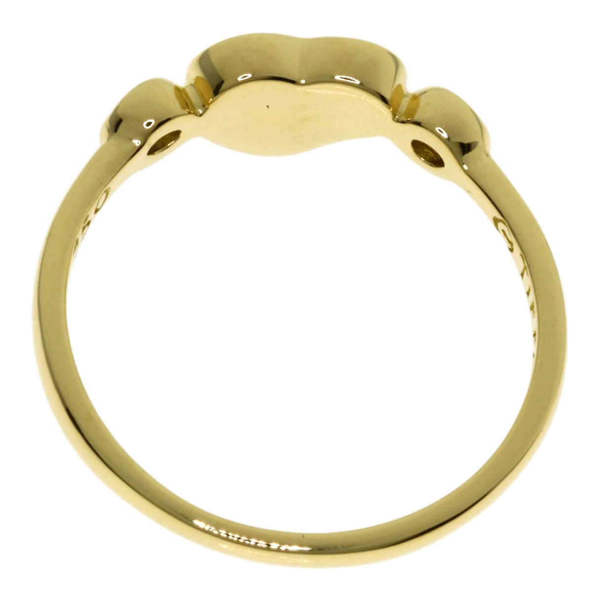 TIFFANY&Co. Full Heart 2P Diamond Ring K18 Yellow Gold Ladies [Used]