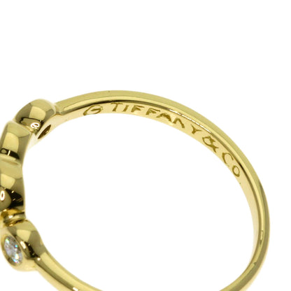 TIFFANY&Co. Full Heart 2P Diamond Ring K18 Yellow Gold Ladies [Used]