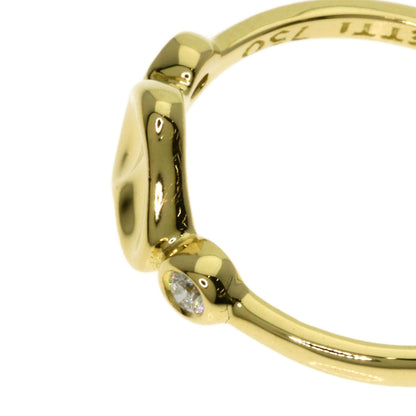 TIFFANY&Co. Full Heart 2P Diamond Ring K18 Yellow Gold Ladies [Used]