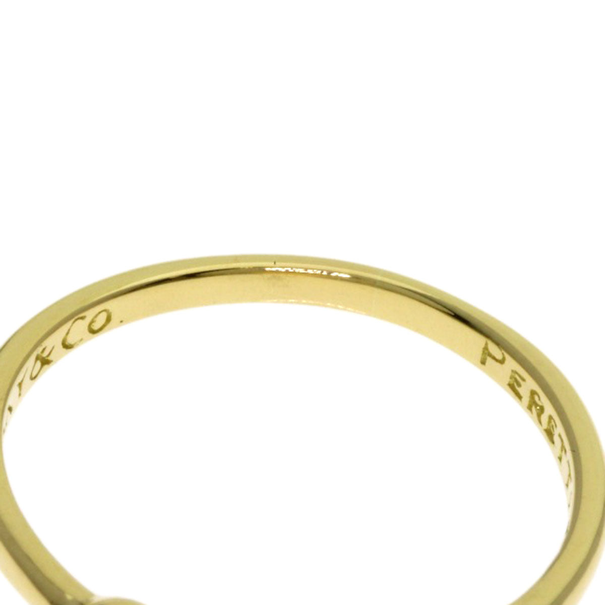 TIFFANY&Co. Full Heart 2P Diamond Ring K18 Yellow Gold Ladies [Used]