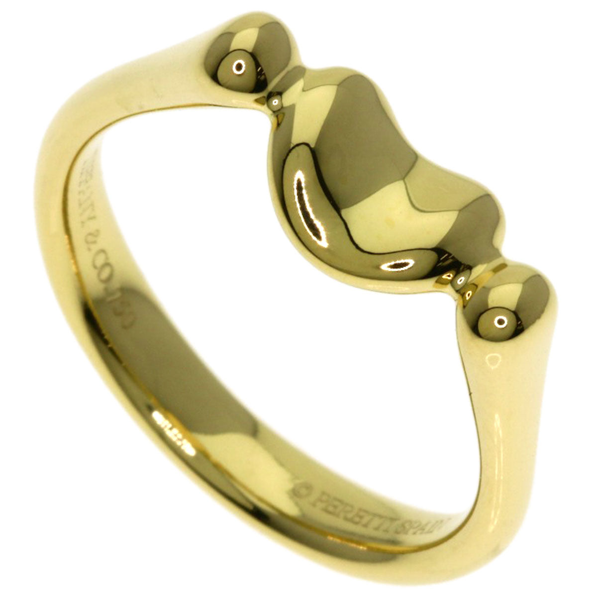 TIFFANY&Co. Bean Ring K18 Yellow Gold Ladies [Used]