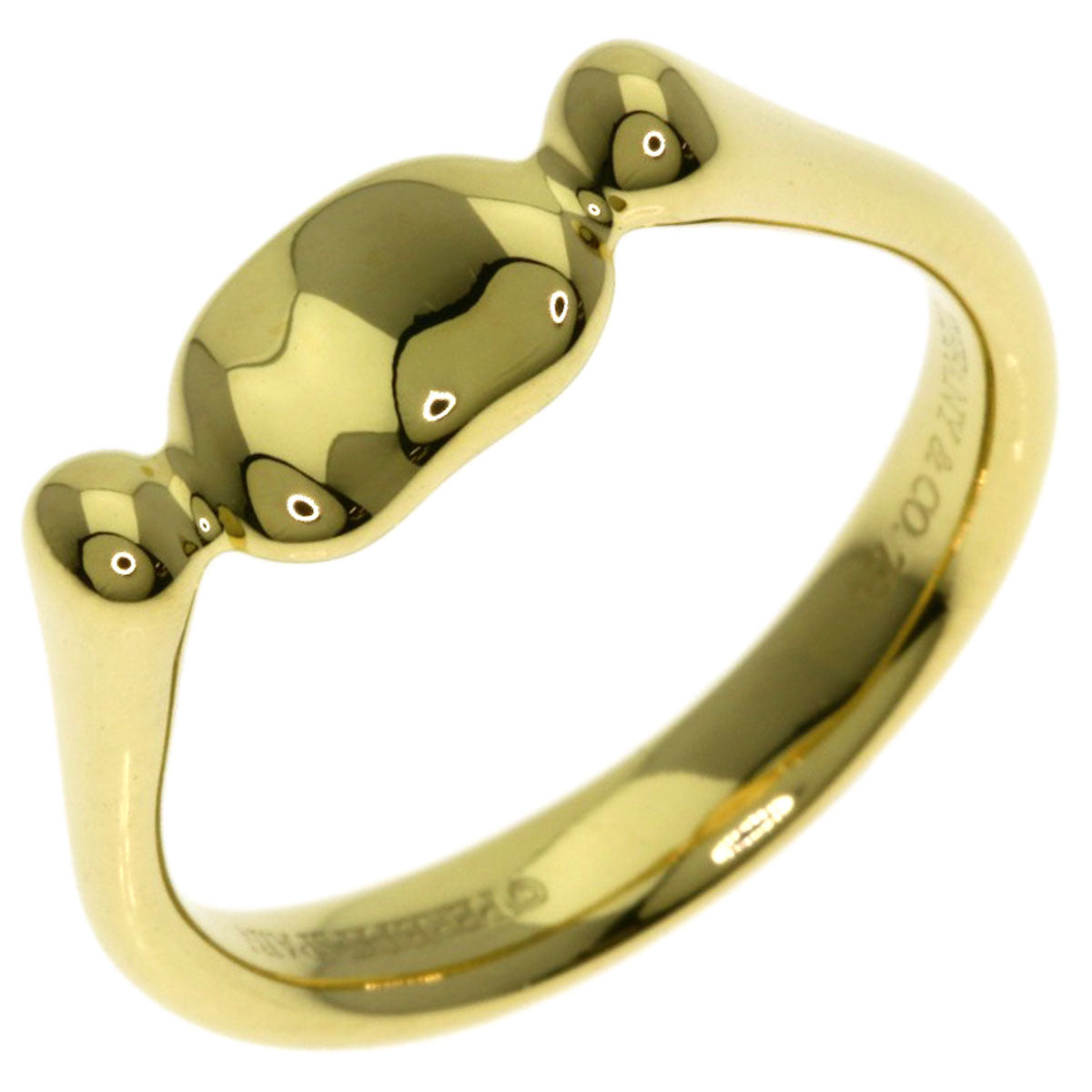 TIFFANY&Co. Bean Ring K18 Yellow Gold Ladies [Used]