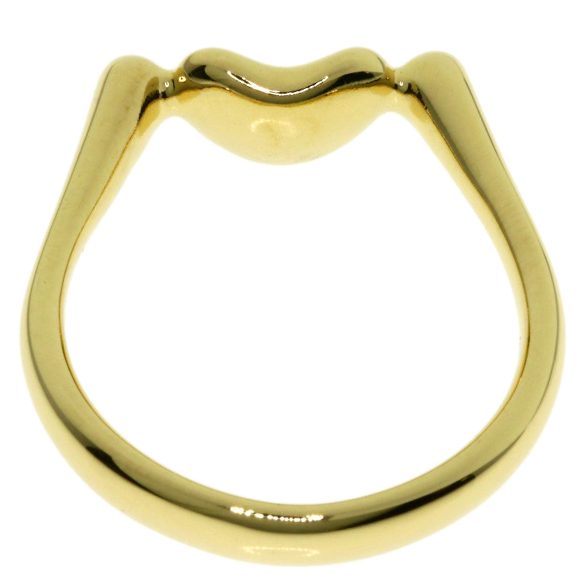 TIFFANY&Co. Bean Ring K18 Yellow Gold Ladies [Used]