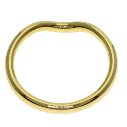 TIFFANY&Co. Curved band Ring K18 Yellow Gold Ladies [Used]