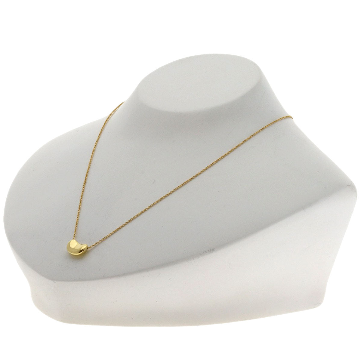 TIFFANY&Co. Bean Necklace K18 Yellow Gold Ladies [Used]