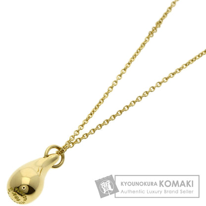 TIFFANY&Co. teardrop Necklace K18 Yellow Gold Ladies [Used]
