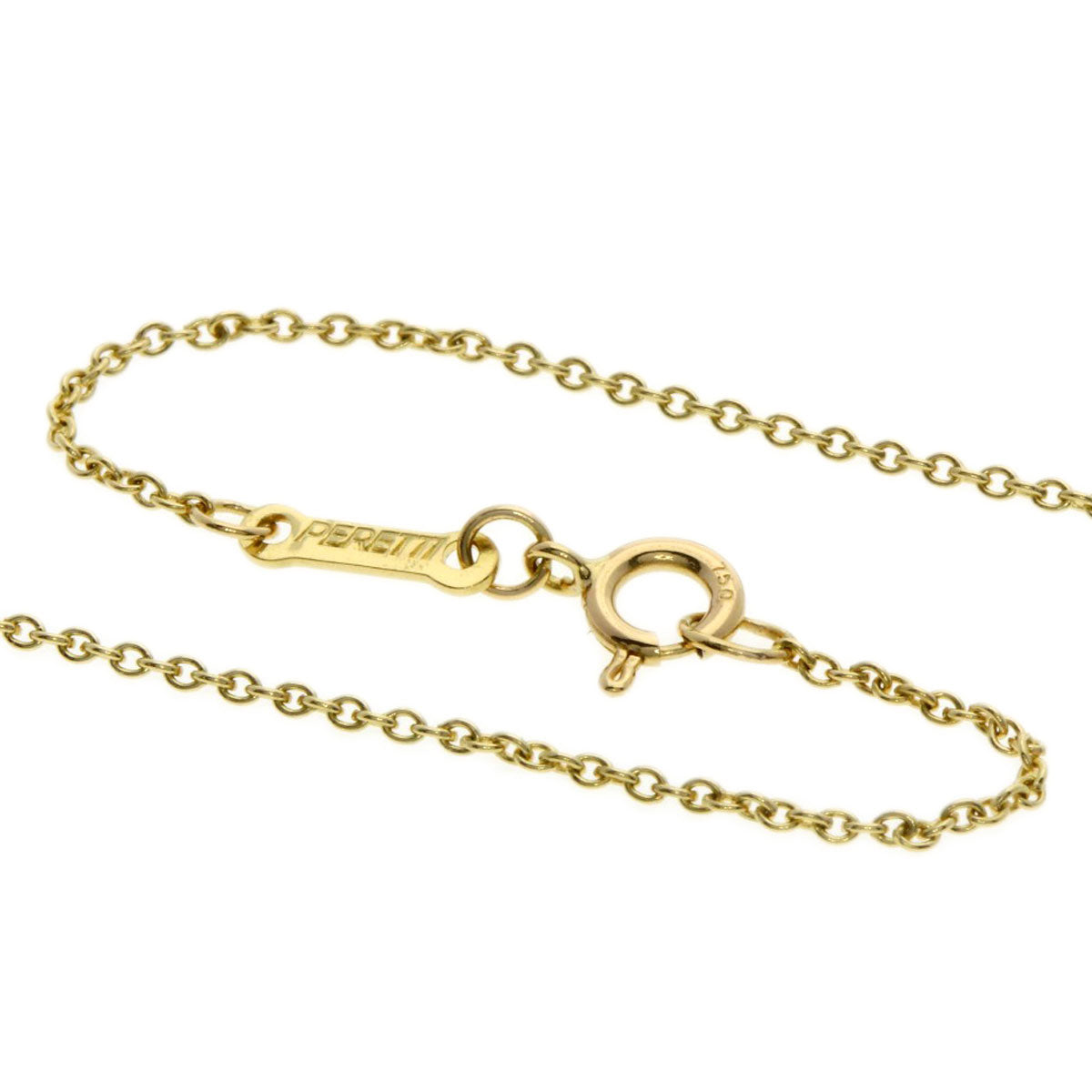 TIFFANY&Co. teardrop Necklace K18 Yellow Gold Ladies [Used]