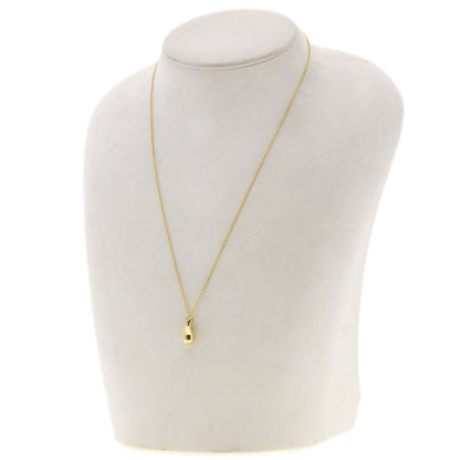 TIFFANY&Co. teardrop Necklace K18 Yellow Gold Ladies [Used]