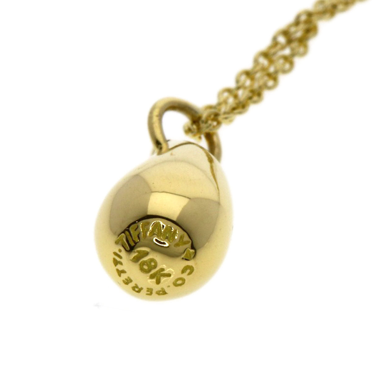 TIFFANY&Co. teardrop Necklace K18 Yellow Gold Ladies [Used]
