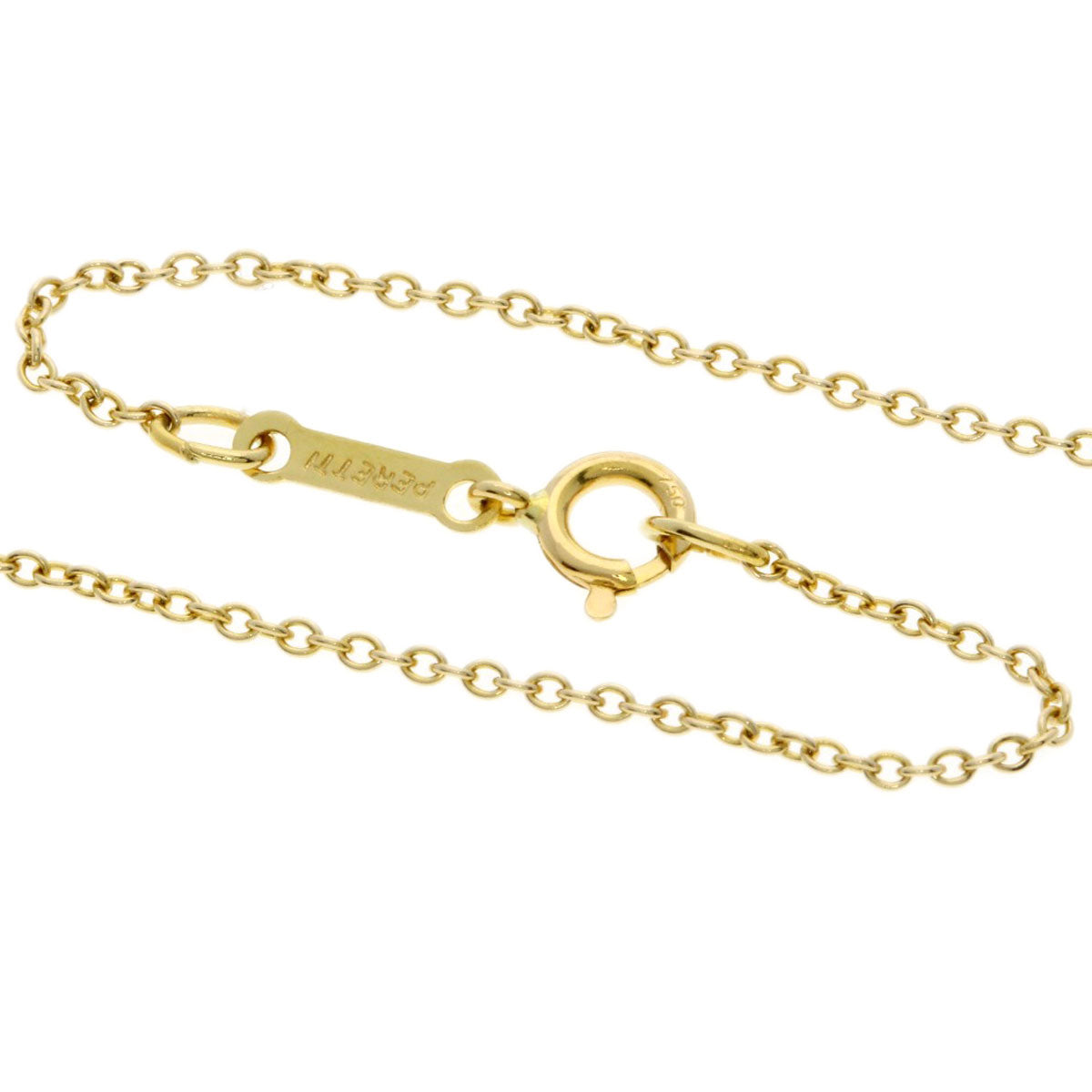 TIFFANY&Co. teardrop Necklace K18 Yellow Gold Ladies [Used]