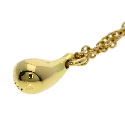 TIFFANY&Co. teardrop Necklace K18 Yellow Gold Ladies [Used]