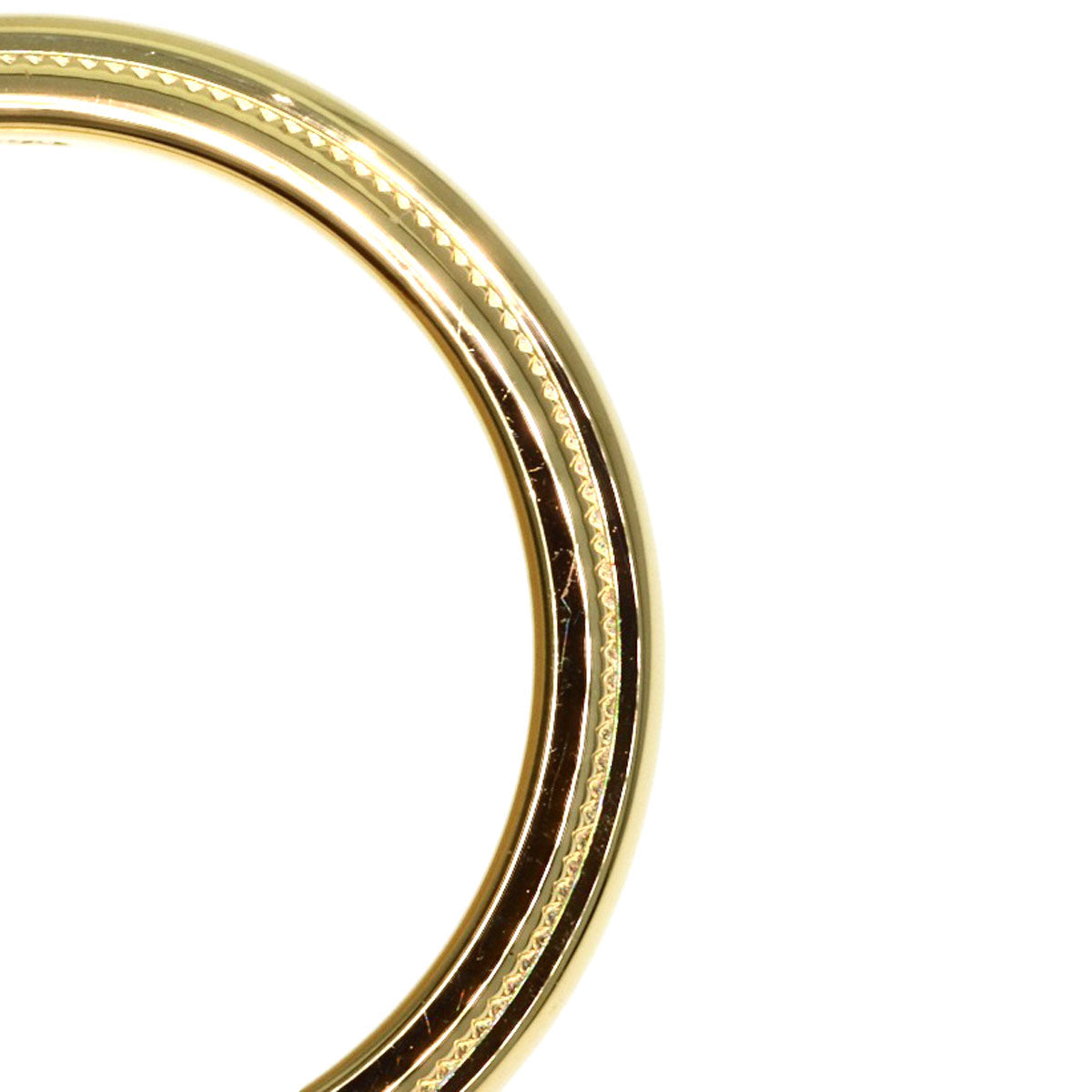 TIFFANY&Co. Milgrain Ring K18 Yellow Gold Ladies [Used]