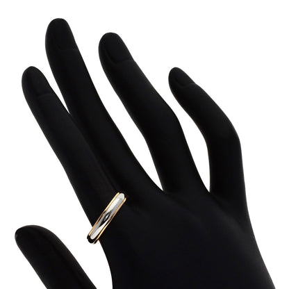 TIFFANY&Co. Milgrain Ring K18 Yellow Gold PT950Ladies [Used]