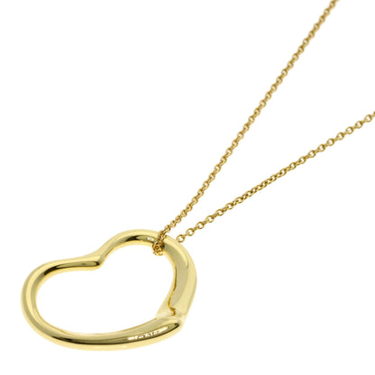 TIFFANY&Co. Open heart Necklace K18 Yellow Gold Ladies [Used]