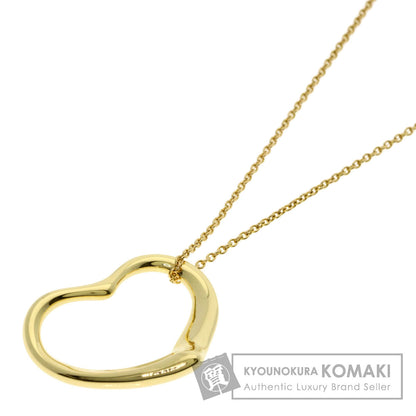 TIFFANY&Co. Open heart Necklace K18 Yellow Gold Ladies [Used]