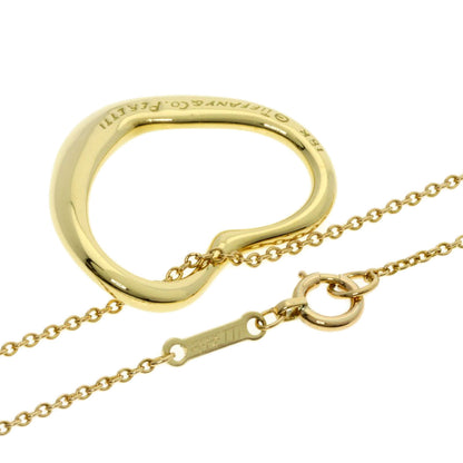TIFFANY&Co. Open heart Necklace K18 Yellow Gold Ladies [Used]