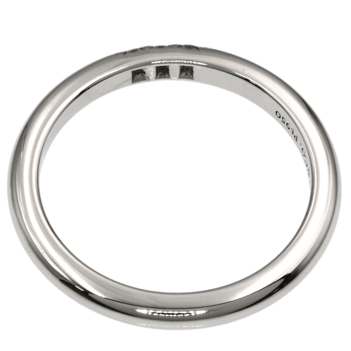 TIFFANY&Co. Forever 3P Diamond Ring Platinum PT950 Ladies [Used]