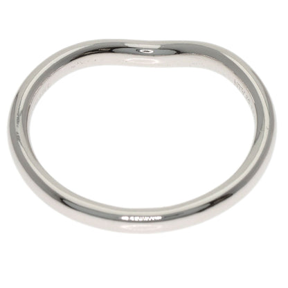TIFFANY&Co. Curved band Diamond Ring Platinum PT950 Ladies [Used]