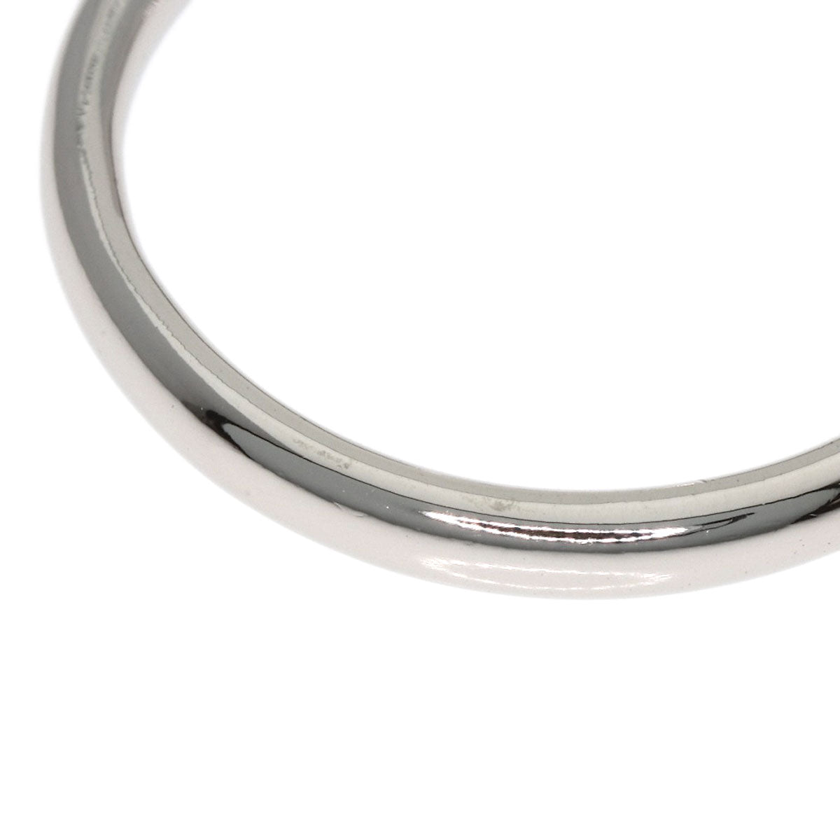 TIFFANY&Co. Curved band Diamond Ring Platinum PT950 Ladies [Used]
