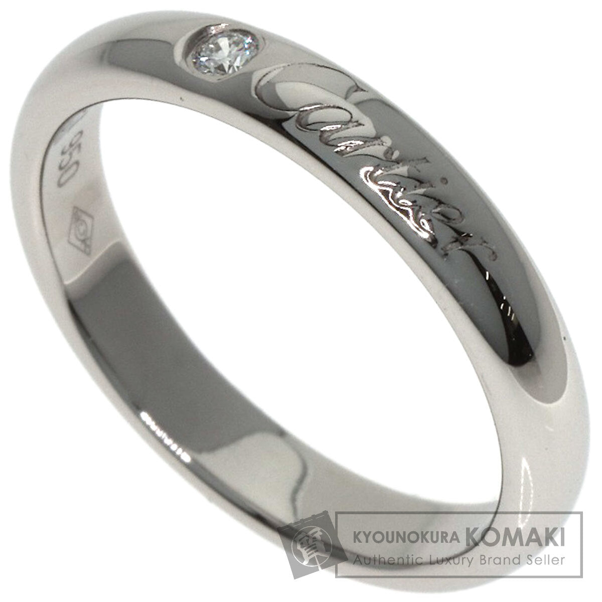 CARTIER Cartier C de Cartier Diamond #47 Ring Platinum PT950 Ladies [Used]
