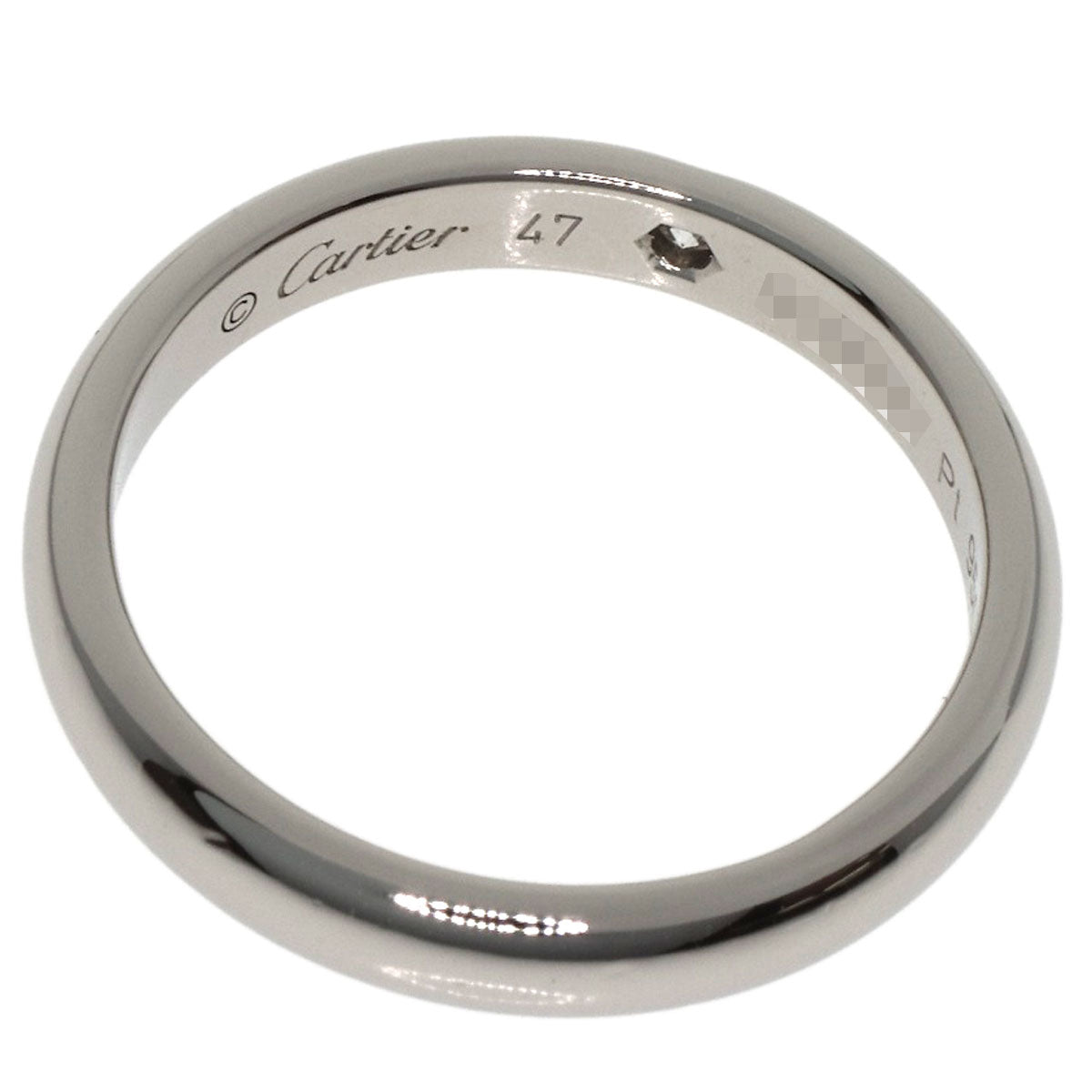 CARTIER Cartier C de Cartier Diamond #47 Ring Platinum PT950 Ladies [Used]